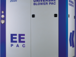 EE-PAC Blower System installed outdoors, offering energy-efficient operation with direct drive coupling and low noise levels.